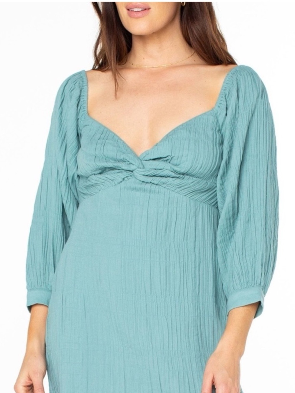 Roxy Moonlight Shores Long Sleeve
Babydoll Dress Mineral Blue Size
XXL NWT